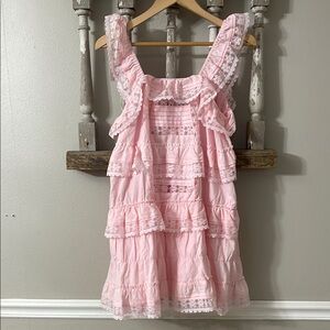 Womens pink and lace Dress